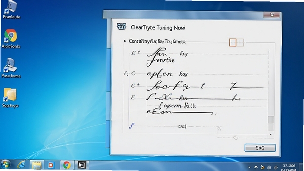 ClearType Tuning�����ͼ����ʾ����ƽ�������򵼣�����ΪWindows���棬������������