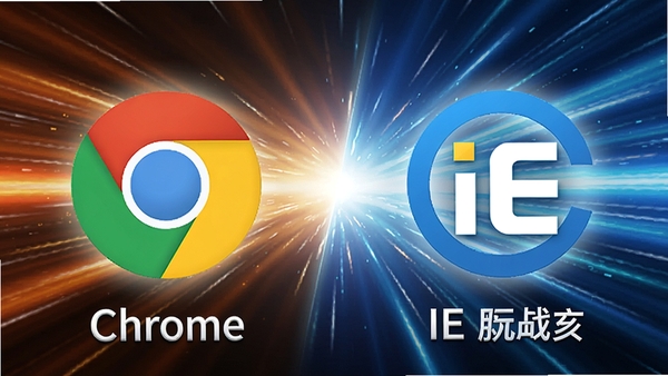 ��������˫���л�ʾ��ͼ��һ��չʾChrome�ں˱�ʶ��һ��չʾIE�ں˱�ʶ������Ϊ�ٶȹ�Ч