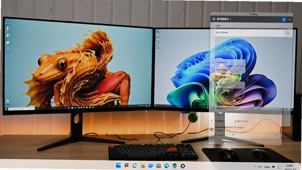 �ڻ�����������Windows 11ϵͳ������Ч��������ʾ������ֱ���ʾ��ͬ��̬��ֽ�������������չ����չʾ�����Ż�ѡ���������