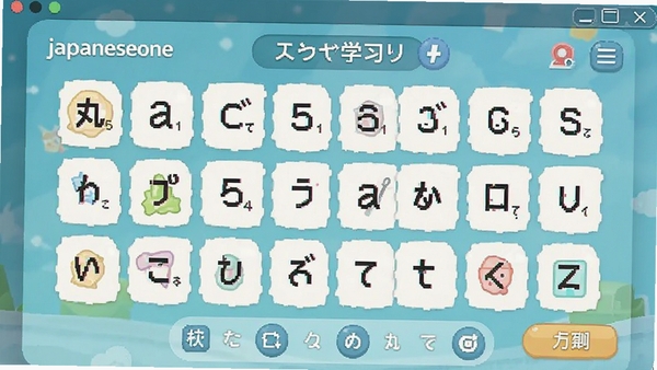 �����裨japaneseone�����԰�����ͼ��չʾ��ʮ��ͼѧϰģ�飬ɫ�����£����ܲ�����������������ѧϰ�������