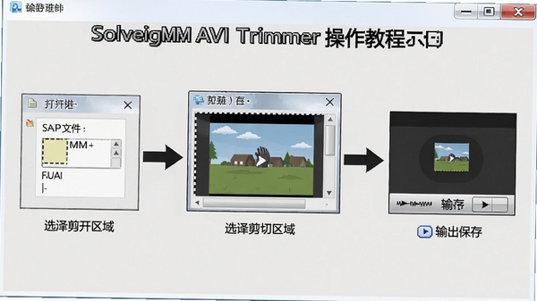 SolveigMM AVI Trimmer�����̳�ʾ��ͼ��չʾ���ļ���ѡ�������������������������