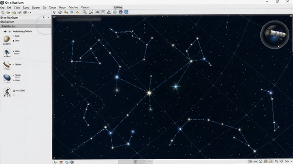 �������Ĺݣ�Stellarium�����������ͼ��չʾ�ǿ���ȾЧ��������ɫ�������������ߣ�������˸�������࣬�Ƽ���ʮ��