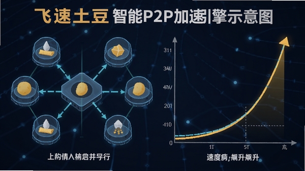������������P2P��������ʾ��ͼ����ʾ��ڵ㲢���������ٶ��������