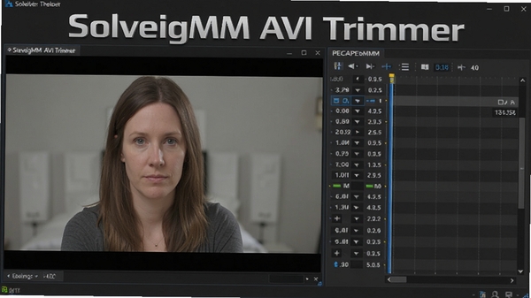 SolveigMM AVI Trimmer�������ͼ��չʾ��ƵԤ�������뾫ȷ�и�ʱ���ᣬ����Ϊ��ɫרҵ�������������Ŀ��ʾ