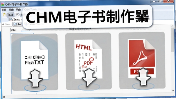 CHM���������������ʽ������棬չʾTXT��HTML��PDF���ļ���ק���붯������������CHM�����������������ڽ��涥��