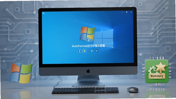 AutoFormat���л���ʾ��ͼ��������Ļ��ʾ���������������Ա���Windowsϵͳ��־�����п����ͼ�꣬������Ƽ���
