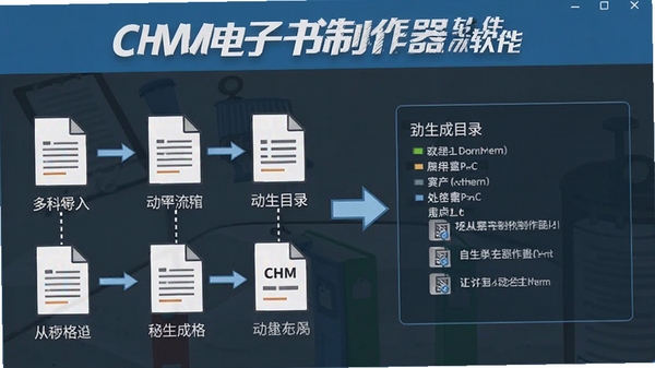 CHM��������������������ʾ��ͼ��չʾ�Ӷ��ָ�ʽ�����ĵ����Զ�����Ŀ¼�����̣���������������Ʊ�ʶ