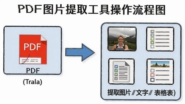 PDFͼƬ��ȡ���߲�������ͼ���ӵ���PDF����ȡͼƬ/����/�������������ͼʾ