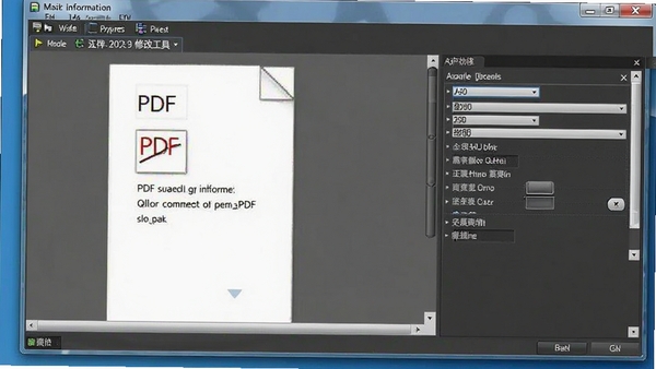 PDF�ļ���Ϣ�޸Ĺ��߽����ͼ����ʾ�����ں��ĵ����Ա༭���