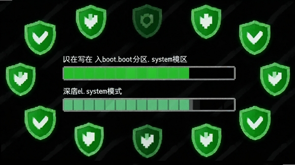 ����ˢ����Ⱦ�שģʽ���������棬��ʾ����д��boot������system������Χ������ɫ��ȫ����ͼ��