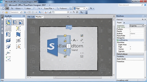 Microsoft Office SharePoint Designer 2007���ӻ��༭���������棬��ʾ��ק�ؼ����������