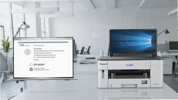 ����DP-8020P��ӡ�����ӵ��Ե�ʾ��ͼ��������װ���棬����Ϊ�ִ��칫��������������������ͻ����ӡ������Ե�Эͬ��������