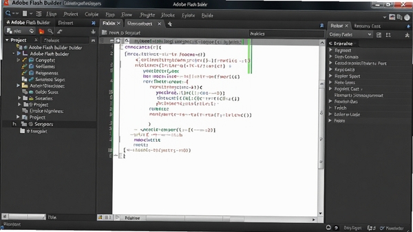 Adobe Flash Builder �������ͼ�������Ŀ��Դ���������м����༭�����Ҳ�������壬������Ϊ��ɫ���⣬����������������沼��רҵ