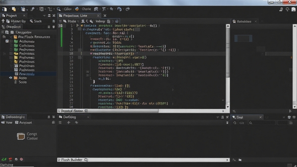 Adobe Flash Builder���������ͼ��չʾ����༭������Ŀ��Դ��������������͵��Կ���̨��������Ϊ��ɫ���⣬���������ʾ����������רҵ