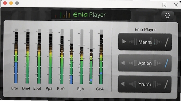 Enia Player ��Ч������壬չʾ���־������ͻ�����ѡ��