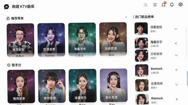 �Թ�������ƵKTV������棬չʾ�Ƽ��赥�����ַ�������Ÿ����񵥣�������������ͻ������������Դ