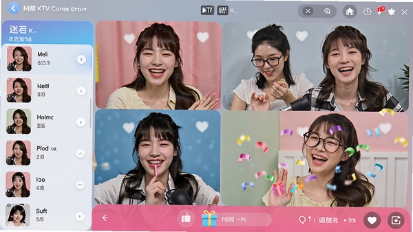 �Թ�������ƵKTV�����������ͼ��չʾ������Ƶ�ϳ����䡢�����б��ͻ���������Ч�������������ã���������K��Ļ��ַ�Χ
