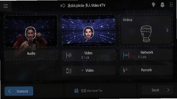 �Թ�������ƵKTV���ý����ͼ��չʾ��Ƶ����Ƶ�������ѡ�ͻ�������׶������ò���