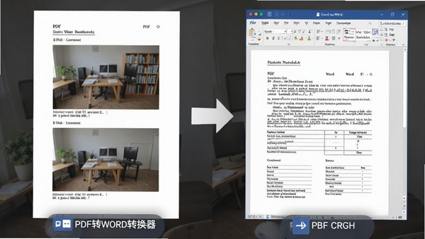 չʾpdfתwordת������һ�ݰ���ͼƬ�ͱ����PDF�ļ�ת��ΪWord�ĵ��Ĺ��̣��Ա�ת��ǰ��Ч����ͻ���Ű�һ���ԡ�