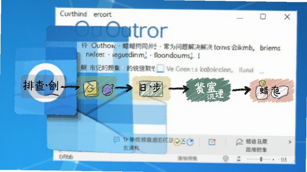 ����ͬ���ĳ�������������ͼ��չʾ�Ų鲽�裬����ΪOutlook������ʾ�����������ǿ���������