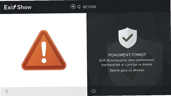 Exif Show��˽������ܽ��棬��ʾ����ǰ��Աȣ�����о���ͼ�꣬�Ҳ�Ϊ��ȫ��ʾ���������࣬ǿ����ȫ�ԡ�