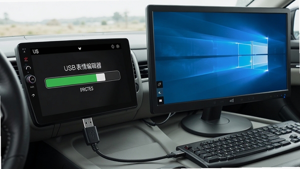 USB��������༭��������Windows�����ϣ�����USB�ߵ�������Ļ����ʾͬ��������