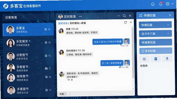��վ��ͱ����߿ͷ������������ͼ��չʾ�ÿ��б���ʵʱ�Ի����ںͿ�ݻظ���壬���������ִ�����ɫ�Ƽ�ɫ����������רҵ��