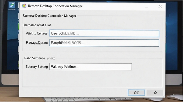 Remote Desktop Connection Managerƾ�ݹ������ڣ���ʾ�û���������������������ѡ��