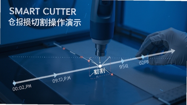 Smart Cutter�����и������ʾ����ʾʱ������и���ǣ�����Ϊ��ɫ����ͻ����׼�и��