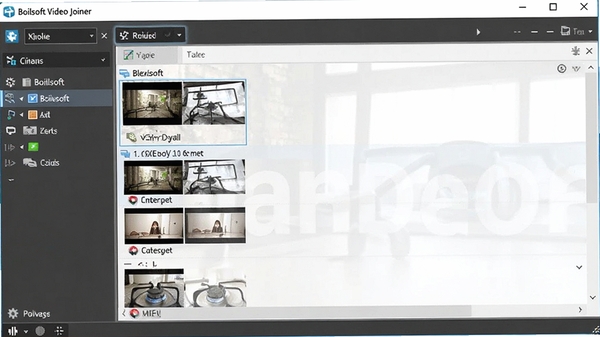 Boilsoft Video Joiner���������ͼ��չʾ�����ں���Ƶ�б����ִ������
