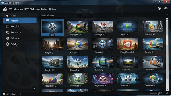 Wondershare DVD Slideshow Builder Deluxe ���������棬չʾ���Ĳ������ͷḻ��ģ��⣬����Ϊ�Ƽ���ɫ����������Ⱦ