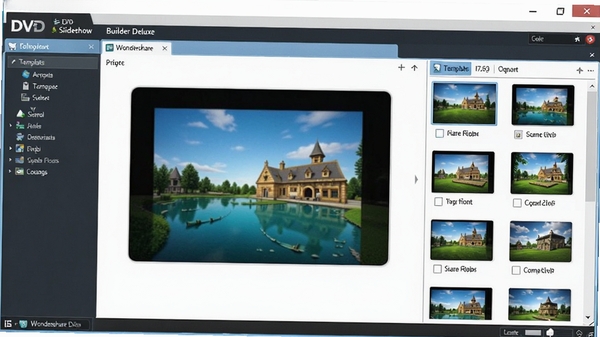 Wondershare DVD Slideshow Builder Deluxe�����ͼ��չʾ�����������ģ��ѡ������
