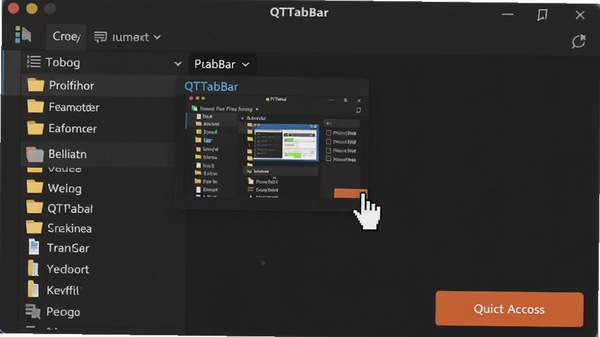 QTTabBar�ղؼй��ܽ�ͼ�������ļ����б�չʾ�������ͣ��ʾԤ�������ٷ��ʰ�ť��Ŀ������ֱ���Ѻ�