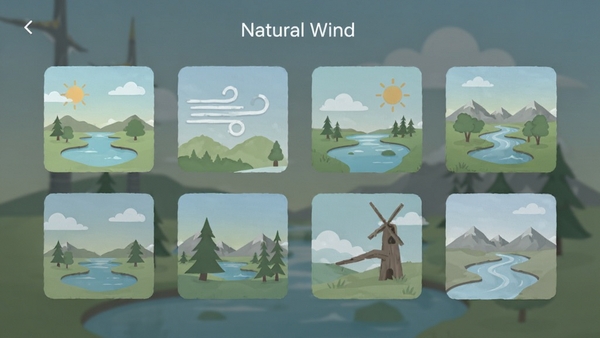 Natural Wind ��������ѡ����棬������Ȼ���ͼ�����У�ɫ����ͣ�����������