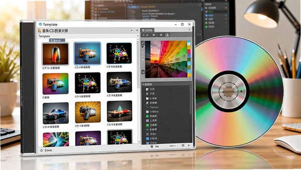 ����CD��¼��ʦ���̷�����ƽ��棬չʾģ��ѡ����Զ���༭����������ɫ�ʷḻ����CD����չʾ������Ϊ�����Ĺ���̨��ͻ��������ƹ��ܡ�