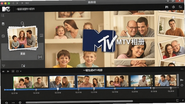 MTV�������ר�����������棬չʾ��Ƭ��ק����Ͷ�̬ʱ���߱༭���ܣ�����Ϊ��ܰ�ļ�ͥ��Ƭǽ����������������ͻ������һ������MTV���ĺ��Ĺ���