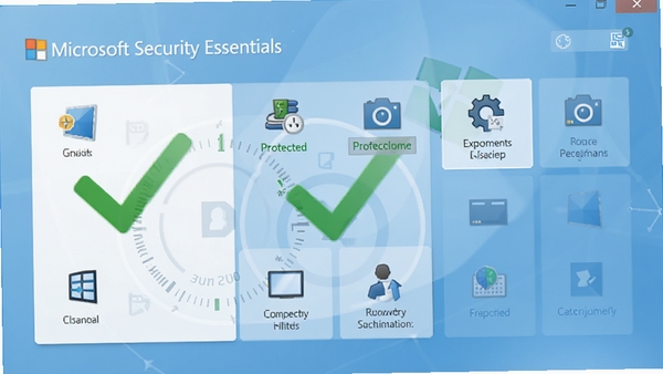 Microsoft Security Essentials�������ͼ����ʾ��ɫ�Թ���ʾ�ܱ���״̬�������Ǳ��̷�񣬱���Ϊ����ɫ���䣬ͼ���������������࣬�ִ���ǿ��������Ⱦ