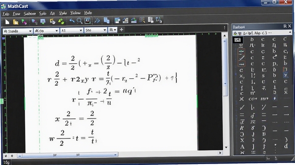 MathCast���������ͼ��չʾ��ʽ�༭���ͷ������