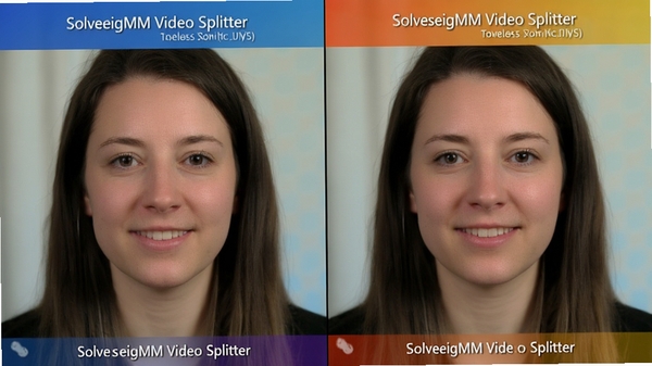 SolveigMM Video Splitter�����ʶԱ�ͼ�����ҷ�����ʾԭƬ�뵼��Ƭ�ε�ϸ�ڶԱȣ�ɫ�����ޣ�������һ�£�����Ϊ����ɫ