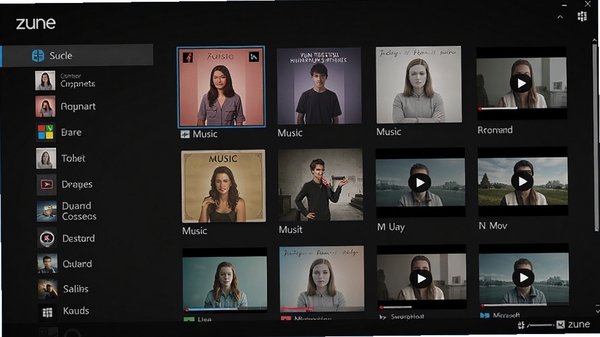 Zune���԰�������չʾ����ɫ���⣬���ý��⵼�����Ҳ�����������ʾ����ר���������Ƶ����ͼ���������ִ���࣬΢���ٷ����