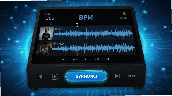 Ұ��DJ���ֺ����ܻ������棬���׸������ζ��룬BPM��ֵ��ʾ���Զ�ͬ����ť�������Ƽ����ⱳ��
