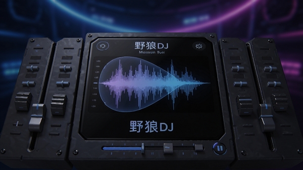Ұ��DJ���ֺ�������չʾ����ɫ�Ƽ���UI�����벨����ʾ��������������̨�������޺�ƹ�Ч��������Ⱦ