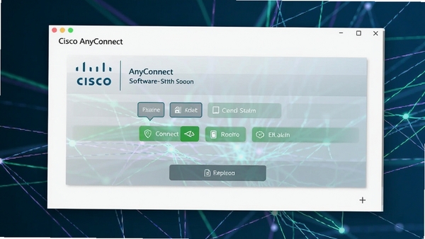 һ��չʾCisco AnyConnect���������������״̬�Ľ�ͼ���������ִ�������Ϊ���������������������ְ�ȫ���Ч��