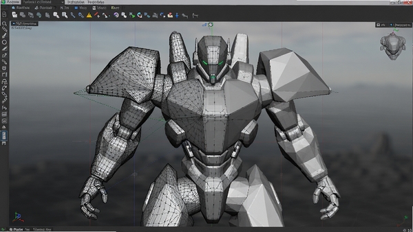 3D MAX����ν�ģ���棬��ʾһ����ϸ�Ŀƻû��׽�ɫģ�ͣ��߿���ʵ�岢�棬չʾ��ǿ��ı༭����