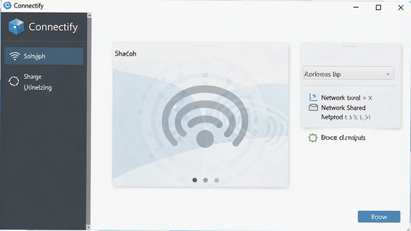 Connectify �����������ͼ��չʾ���繲����������Ľ������