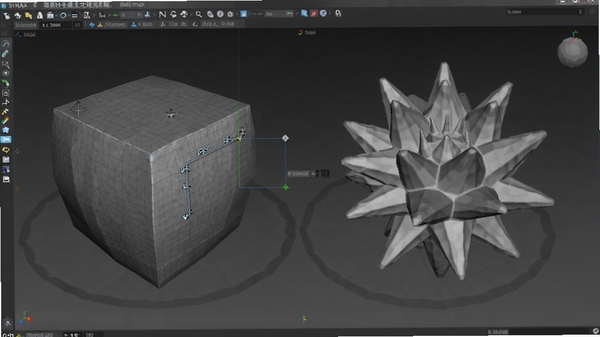 3D MAX����ν�ģ���̣���ʾ����༭������ƽ��Ч����չʾ�ӻ����嵽��ϸģ�͵�ת�䣬����Ϊ���ɫ������
