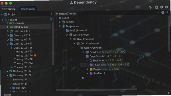 һ��չʾDependency����������Ľ�ͼ���������࣬���Ϊ��Ŀ�б����Ҳ���ʾ��������ͼ������Ϊ��ɫ������ͻ����������Dependency������Ƽ���ǿ