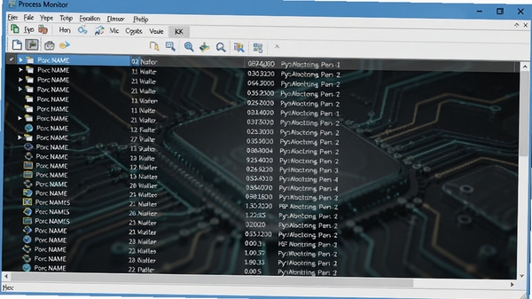 Process Monitor �����������ͼ��չʾʵʱ����б��������������ơ��������͡�·�����У���������������ʵʱ�������Ƽ��б���������8K