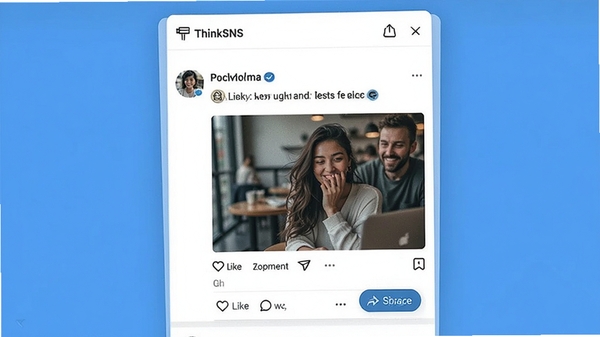 ThinkSNS��̬��Ϣ�����棬չʾ�û�����ͼ�Ķ�̬���������۰�ť��ת������ͼ�꣬����ɾ���ˬ��ͻ���罻����Ԫ�ء�