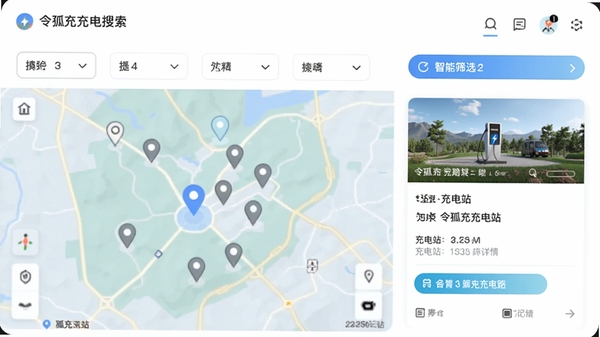 �������վ�������棬չʾ��ͼ��ǡ�ɸѡ�����������վ���鿨Ƭ��������������ͼ��ɫ��ͣ�ͻ������ɸѡ���ܡ�